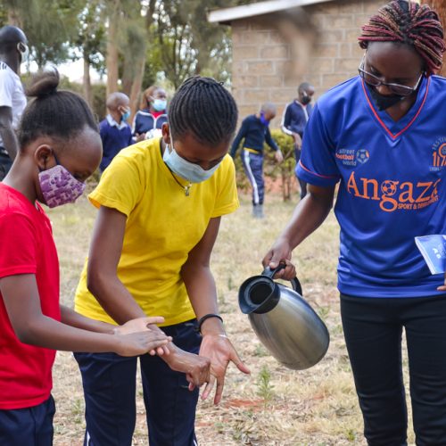 Angaza hand washing